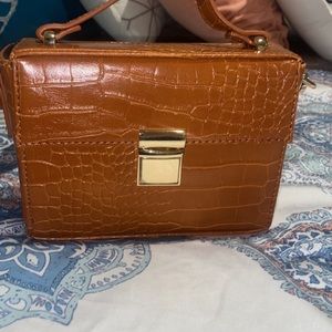 Brown Leather Crossbody Bag